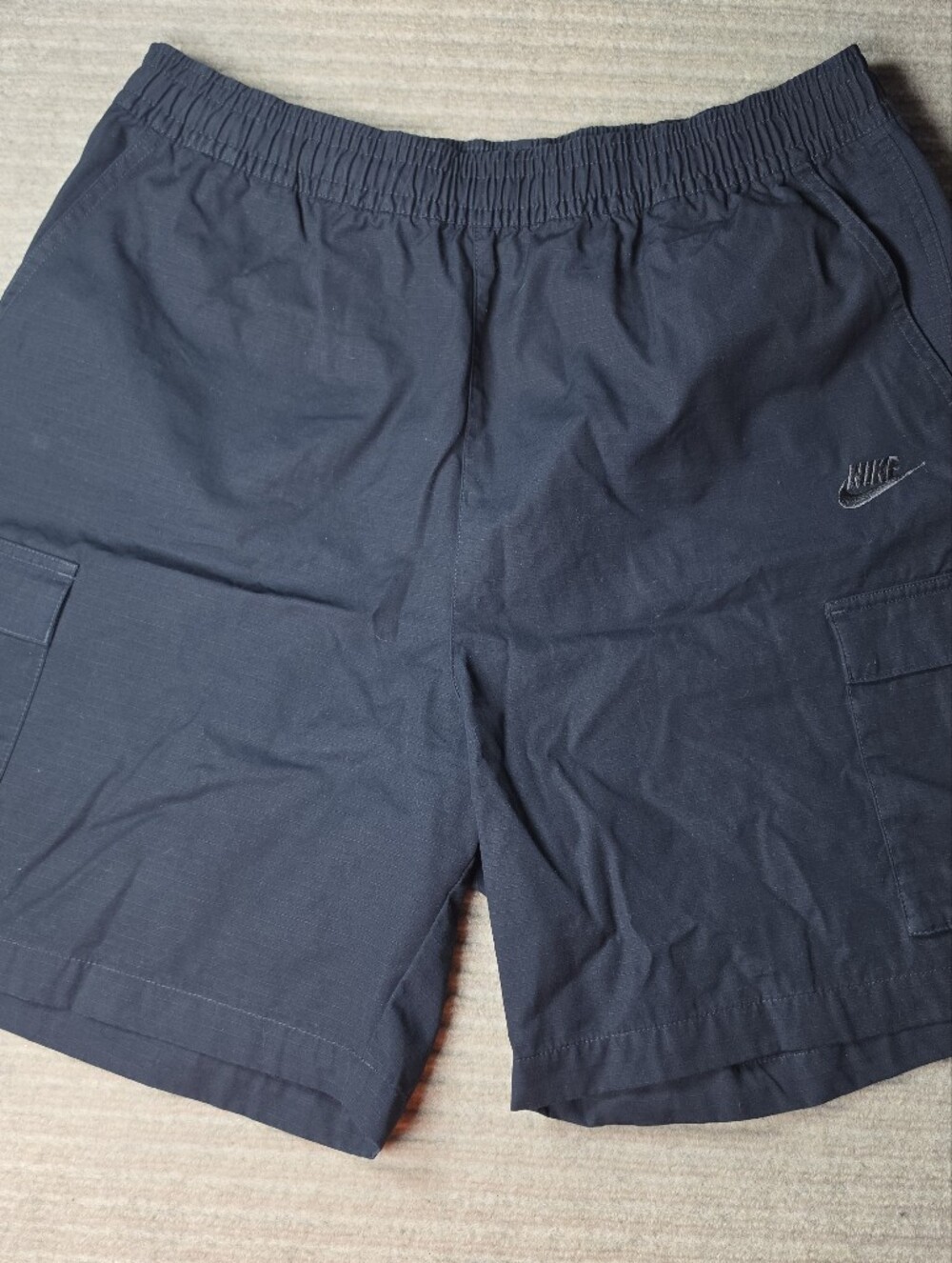 Nike Sportswear Club Utility Cargo Woven Ripstop Shorts Mens Xl Black